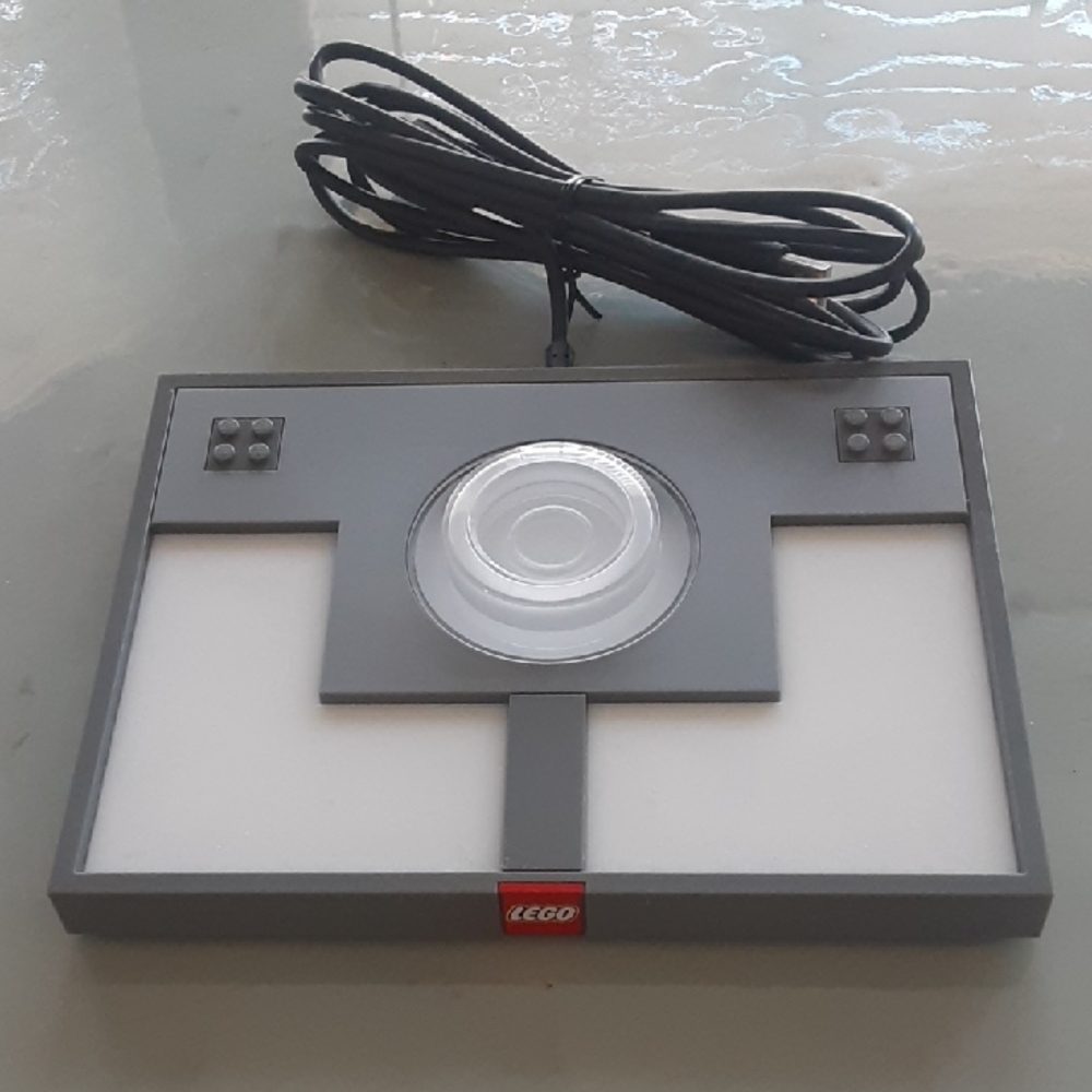 LEGO Gray and White Baseplate with Cable for Xbox 360